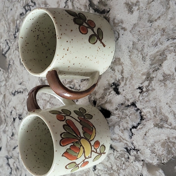 Vintage Otagiri 70s Coffee Mugs - Picture 4 of 5